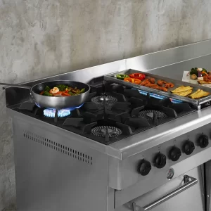 Cocina 4 platos, 1 horno, plancha churrasquera