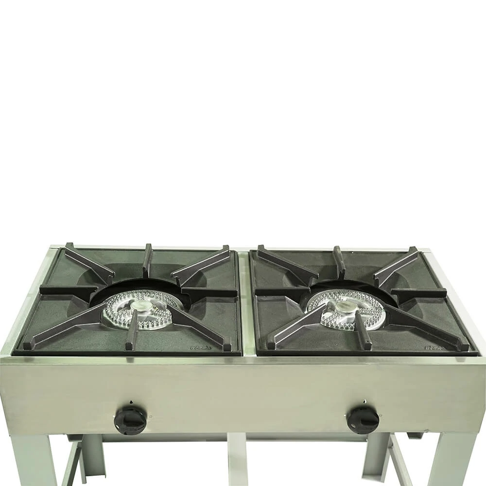 Anafe 2 platos altos 43×43cm