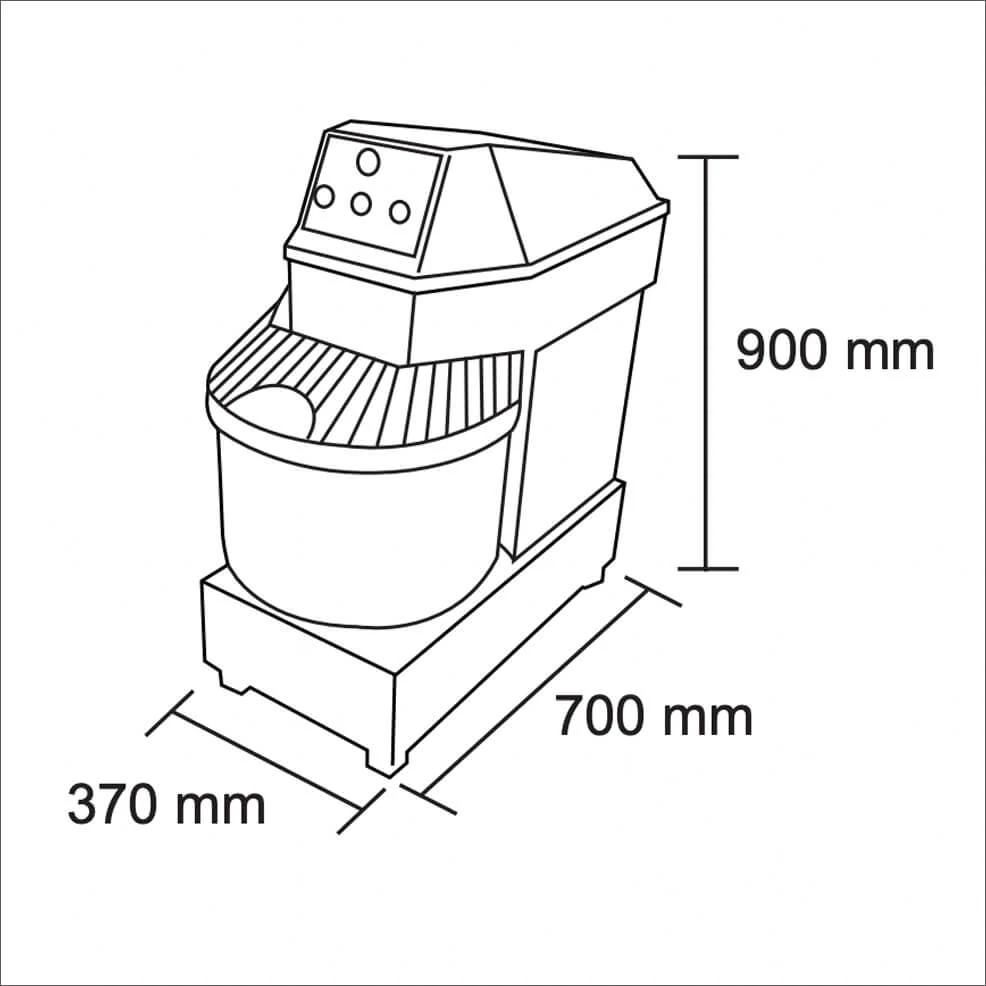 Amasadora 12 kg